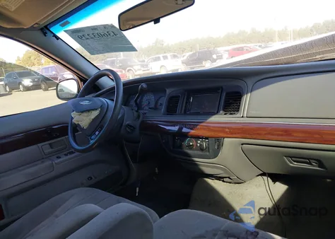 2003 Mercury Grand Marquis Gs из США, поврежденный, VIN 2MEFM74W83X691286